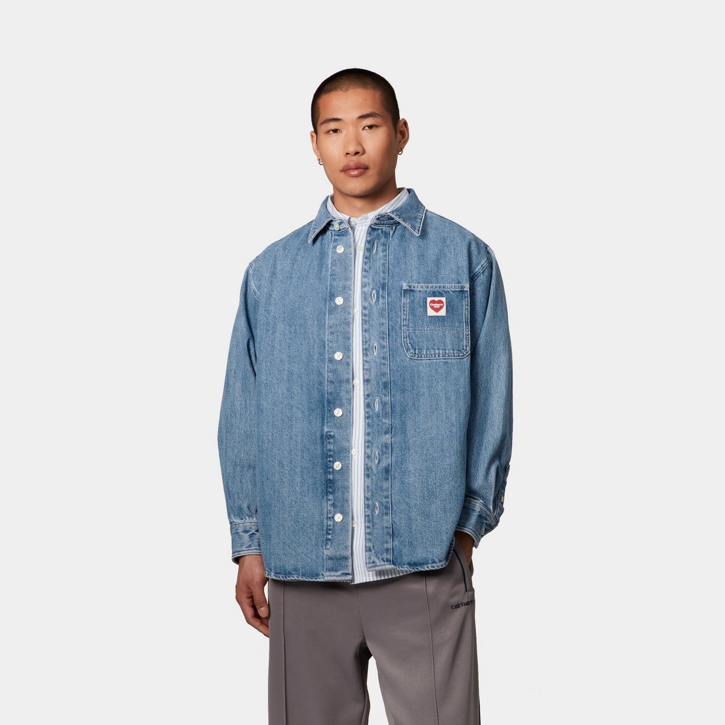 Nash Shirt | Blue (stone washed)