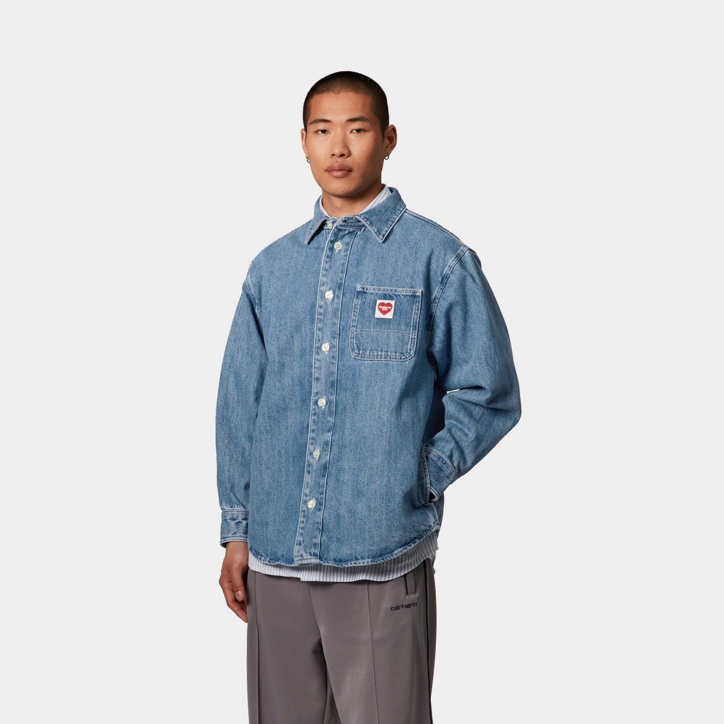 Nash Shirt | Blue (stone washed)