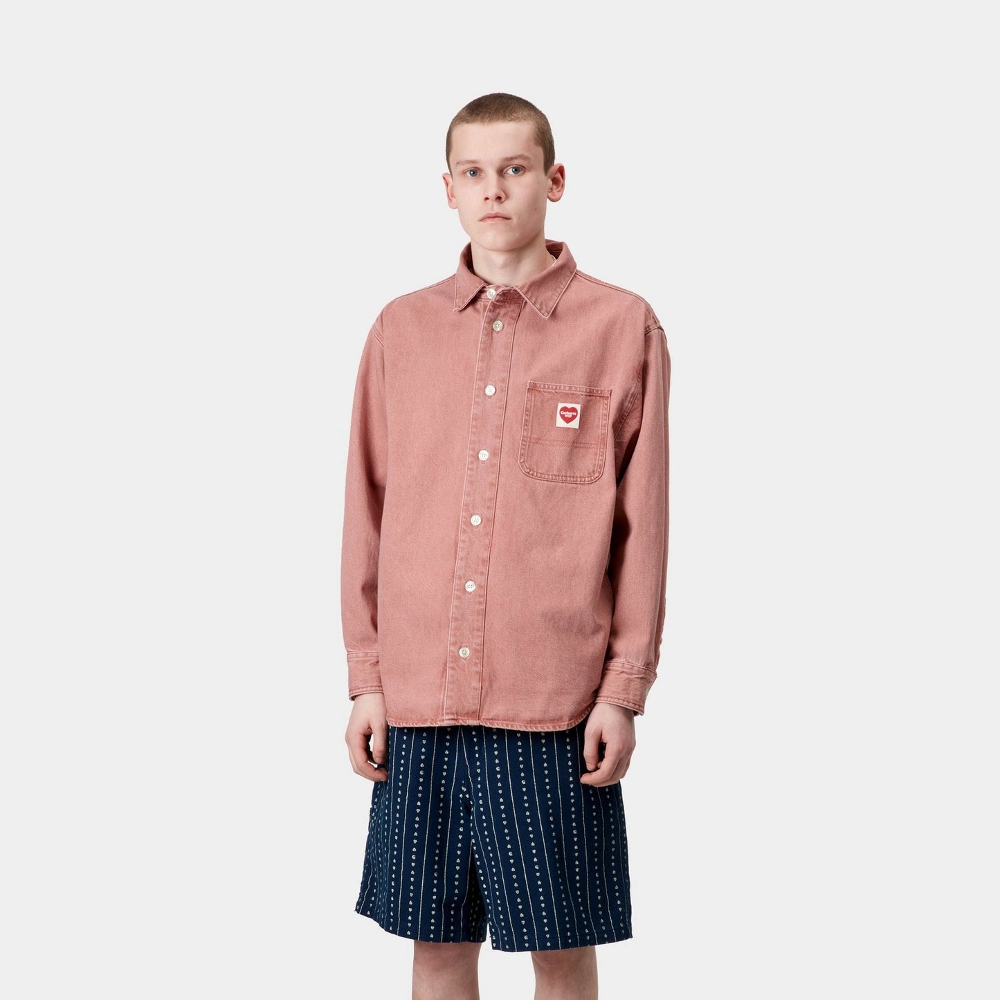 Nash Shirt | Sulfur Red (enzyme bleach washed)
