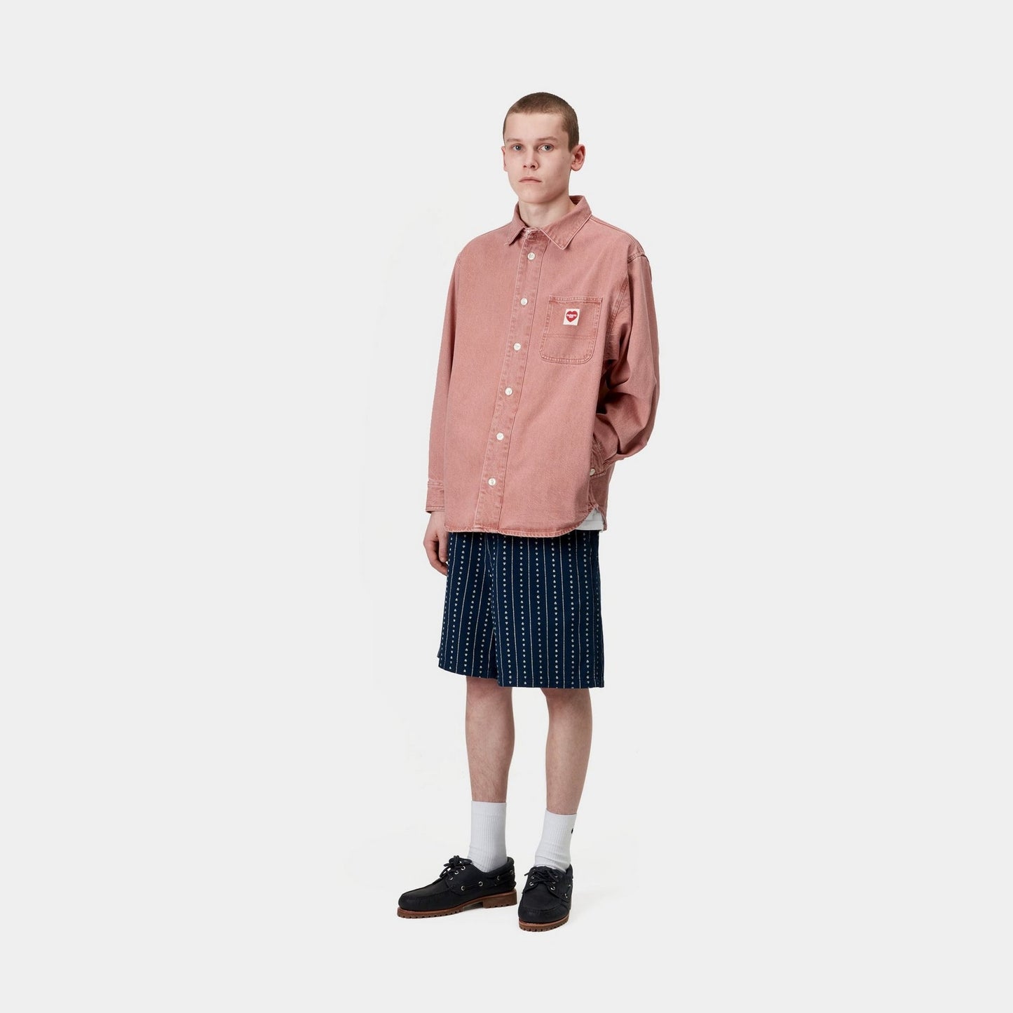 Nash Shirt | Sulfur Red (enzyme bleach washed)