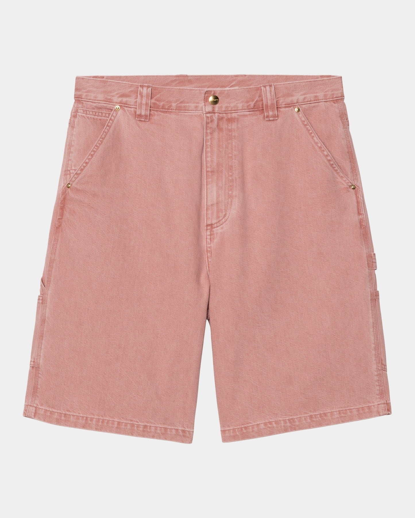 Nash Single Knee Long Short | Sulfur Red (enzyme bleach washed)
