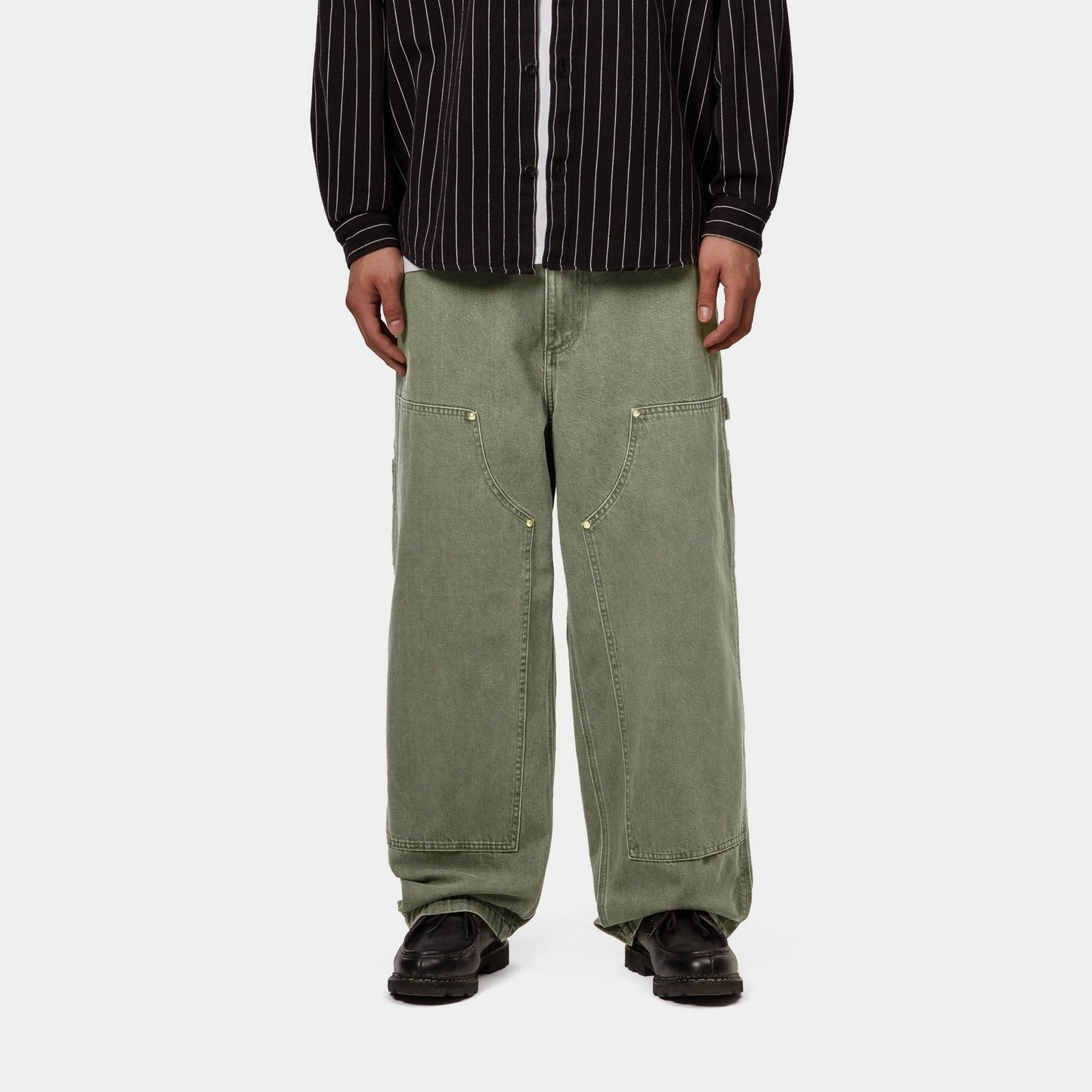 Nash OG Double Knee Pant | Army Green (enzyme bleach washed)
