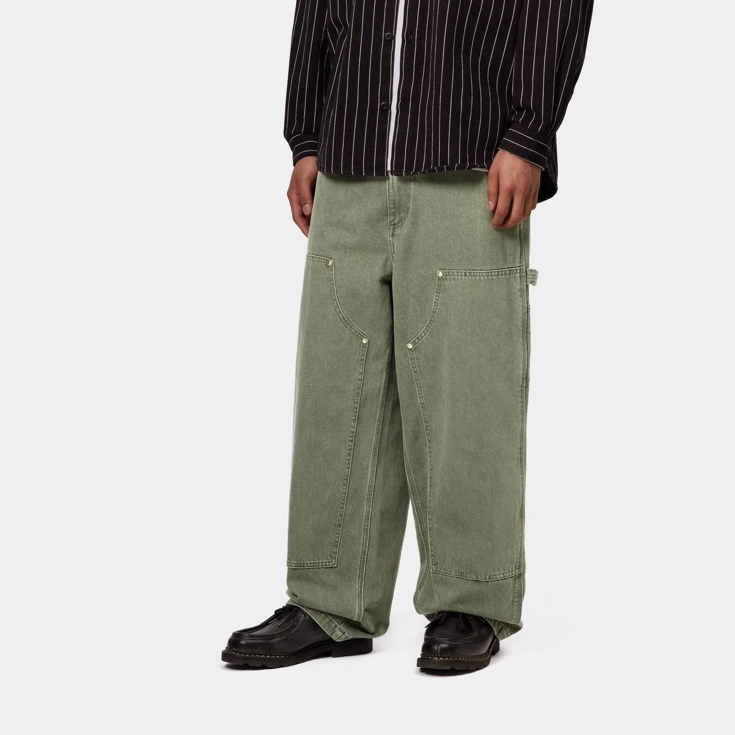 Nash OG Double Knee Pant | Army Green (enzyme bleach washed)
