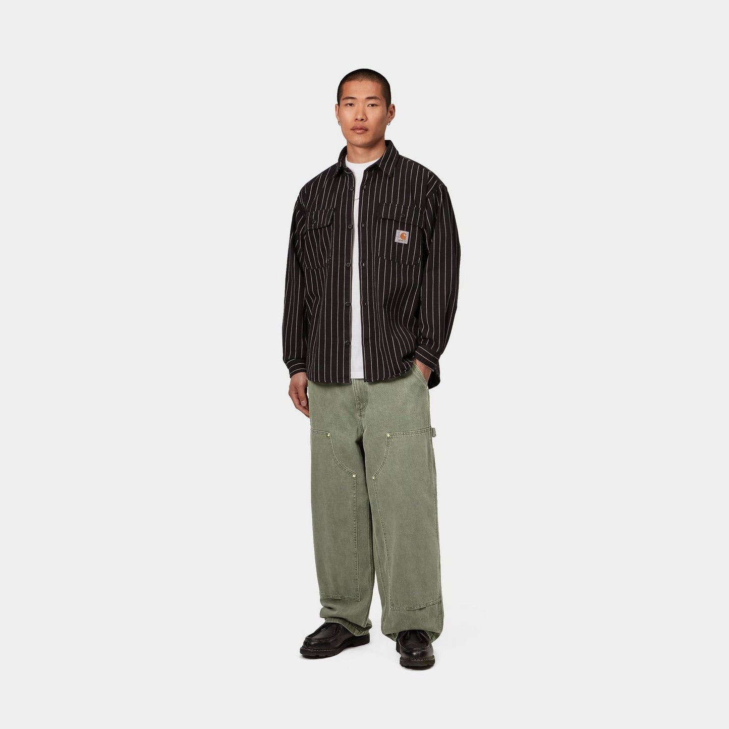 Nash OG Double Knee Pant | Army Green (enzyme bleach washed)
