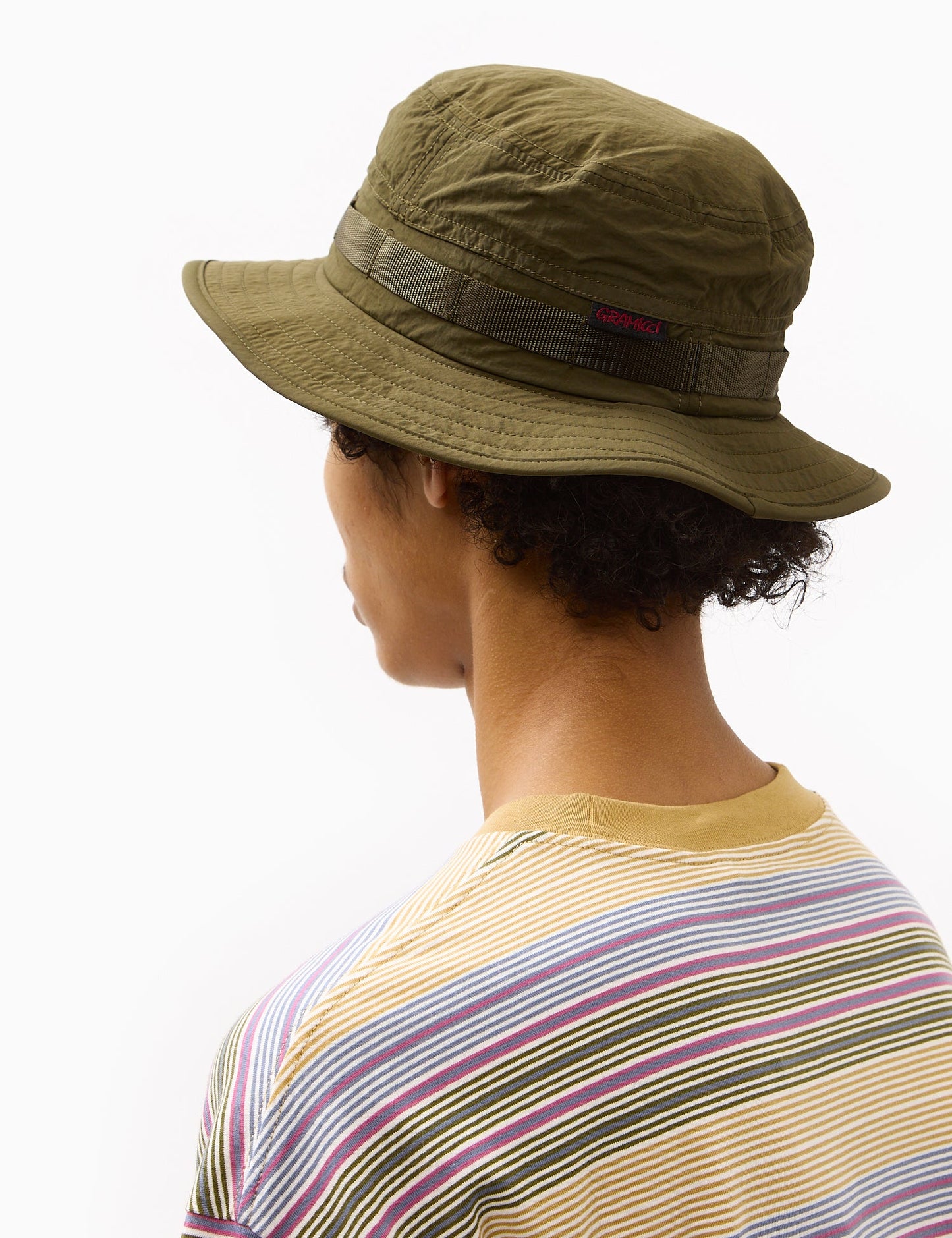 Bucket Hat (Nylon) - Olive Green