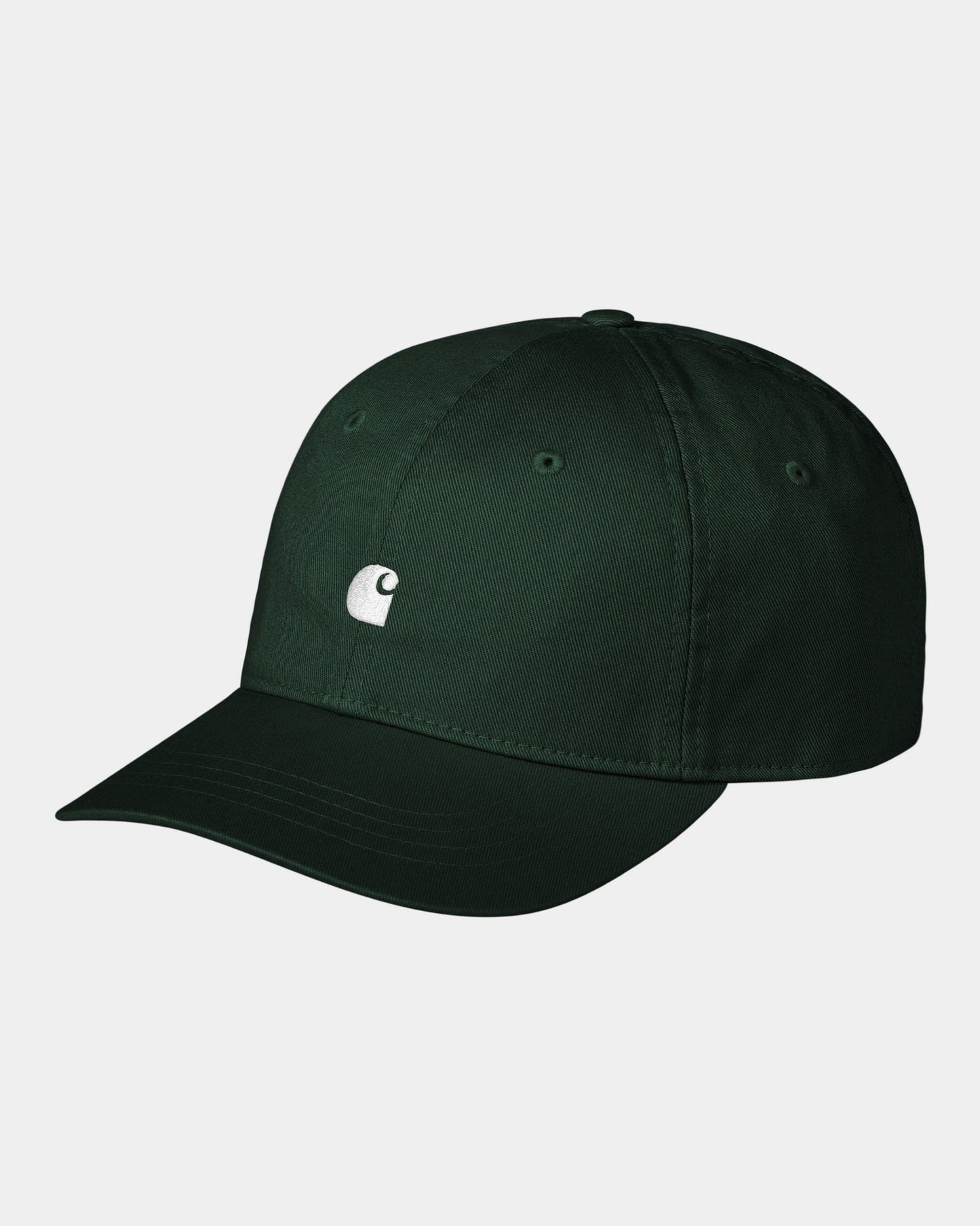 Madison Logo Cap | Conifer / White