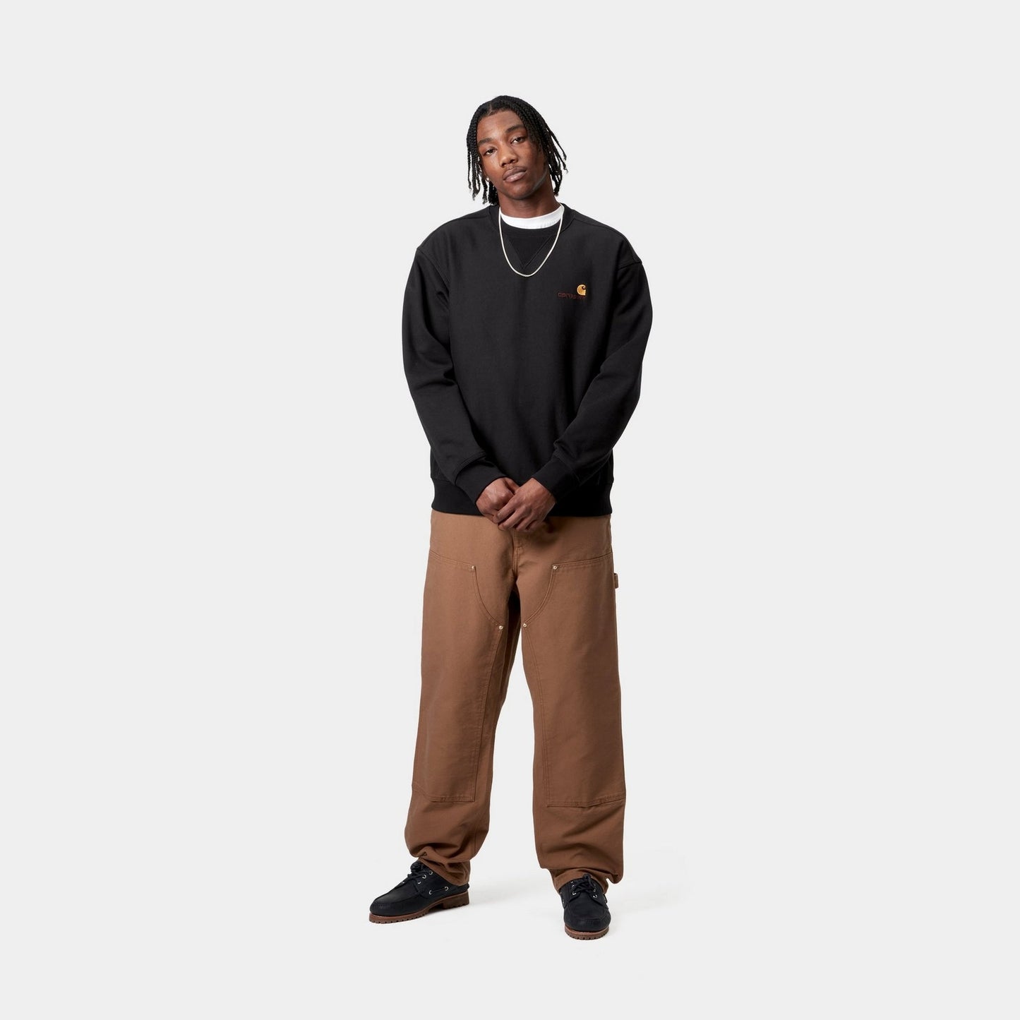 American Script Sweatshirt | Black