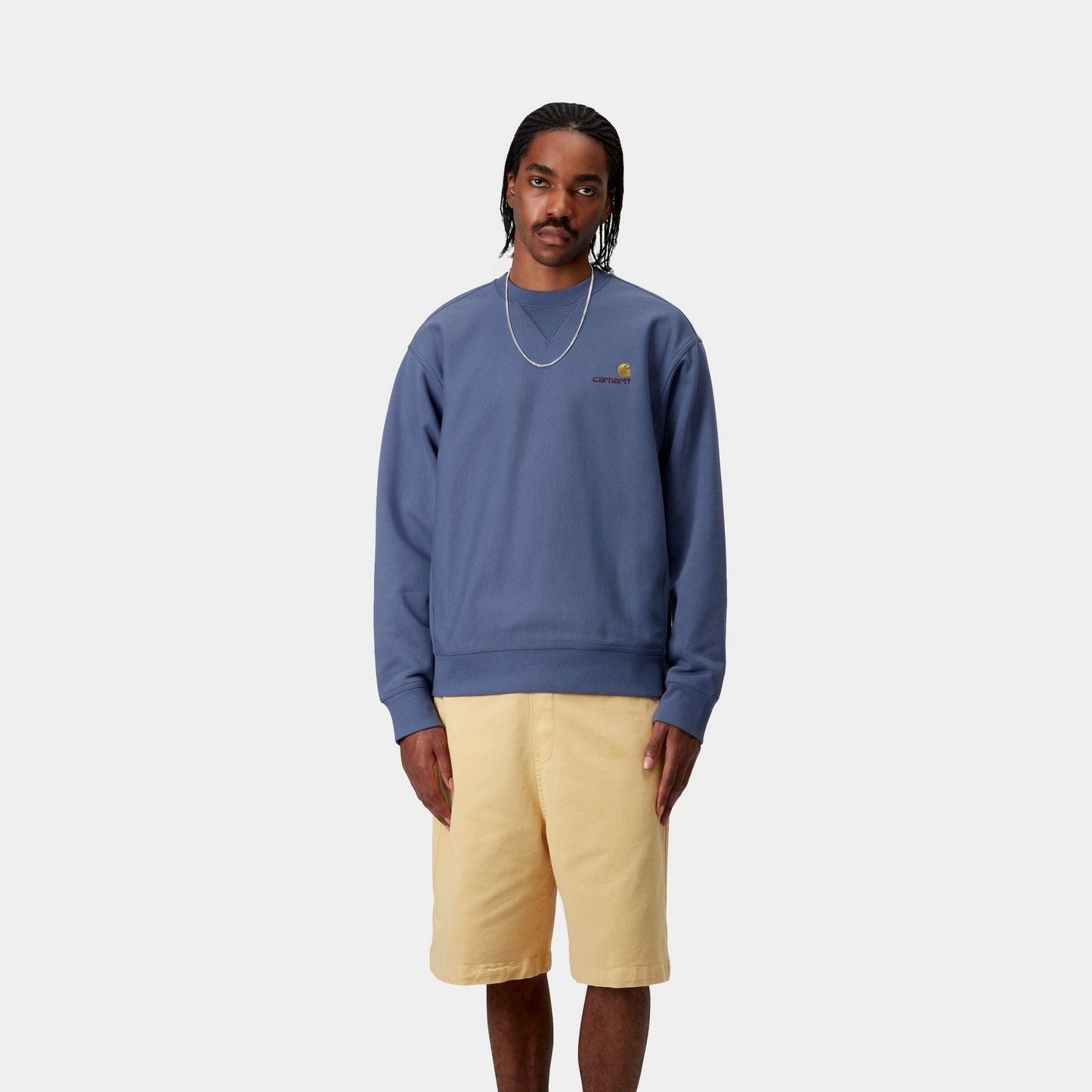 American Script Sweatshirt | Blue Iris
