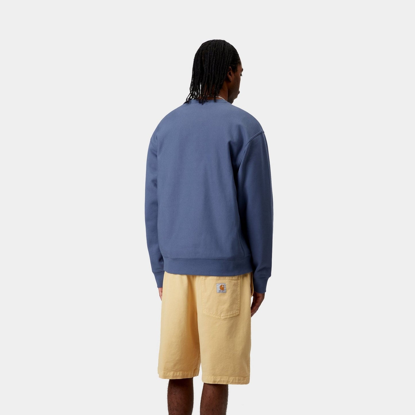American Script Sweatshirt | Blue Iris