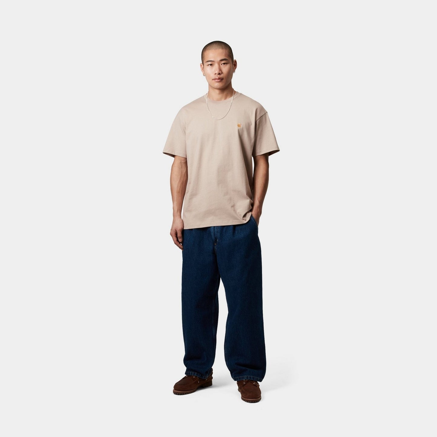 Chase T-Shirt | Dusky Beige