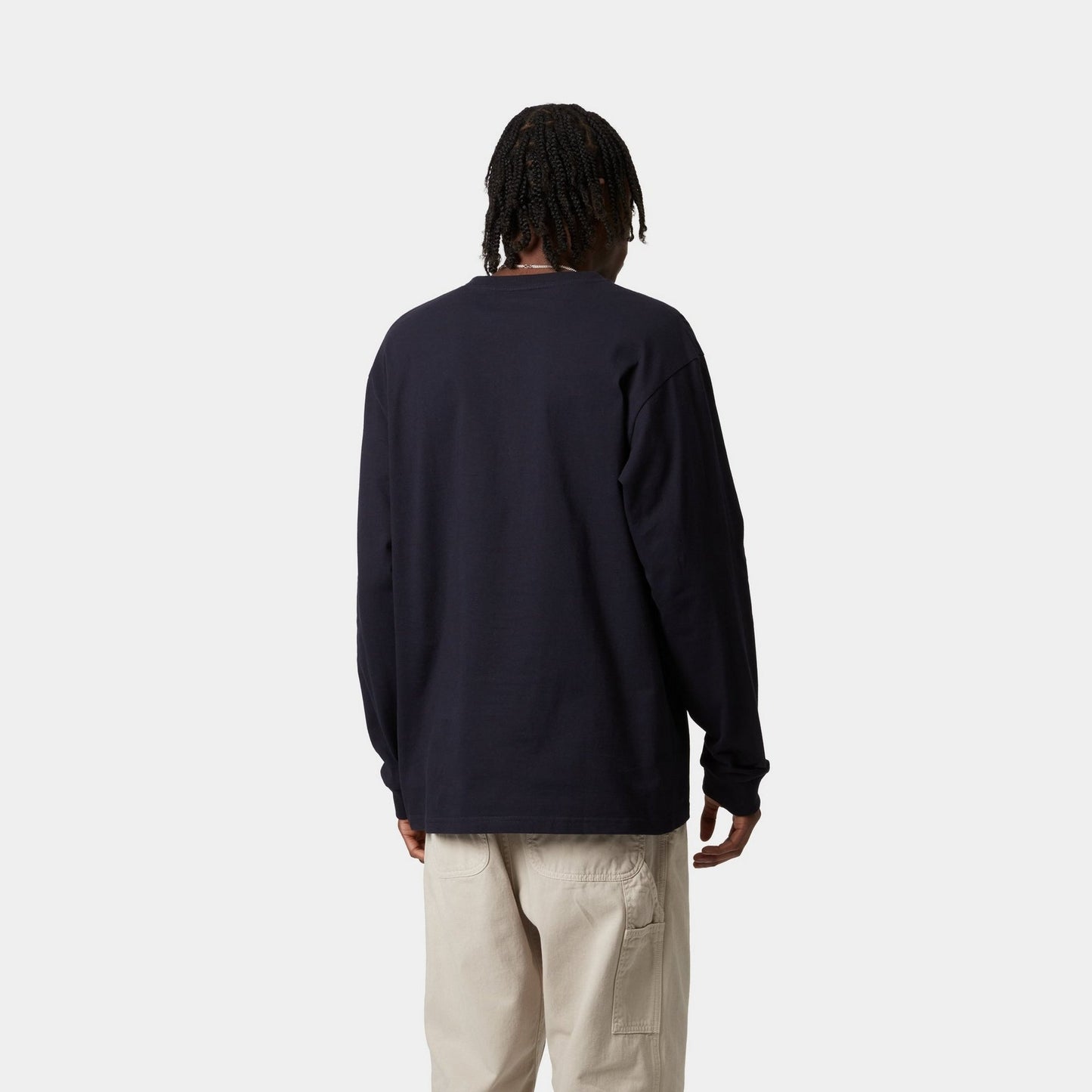 Chase Long Sleeve T-Shirt | Dark Navy