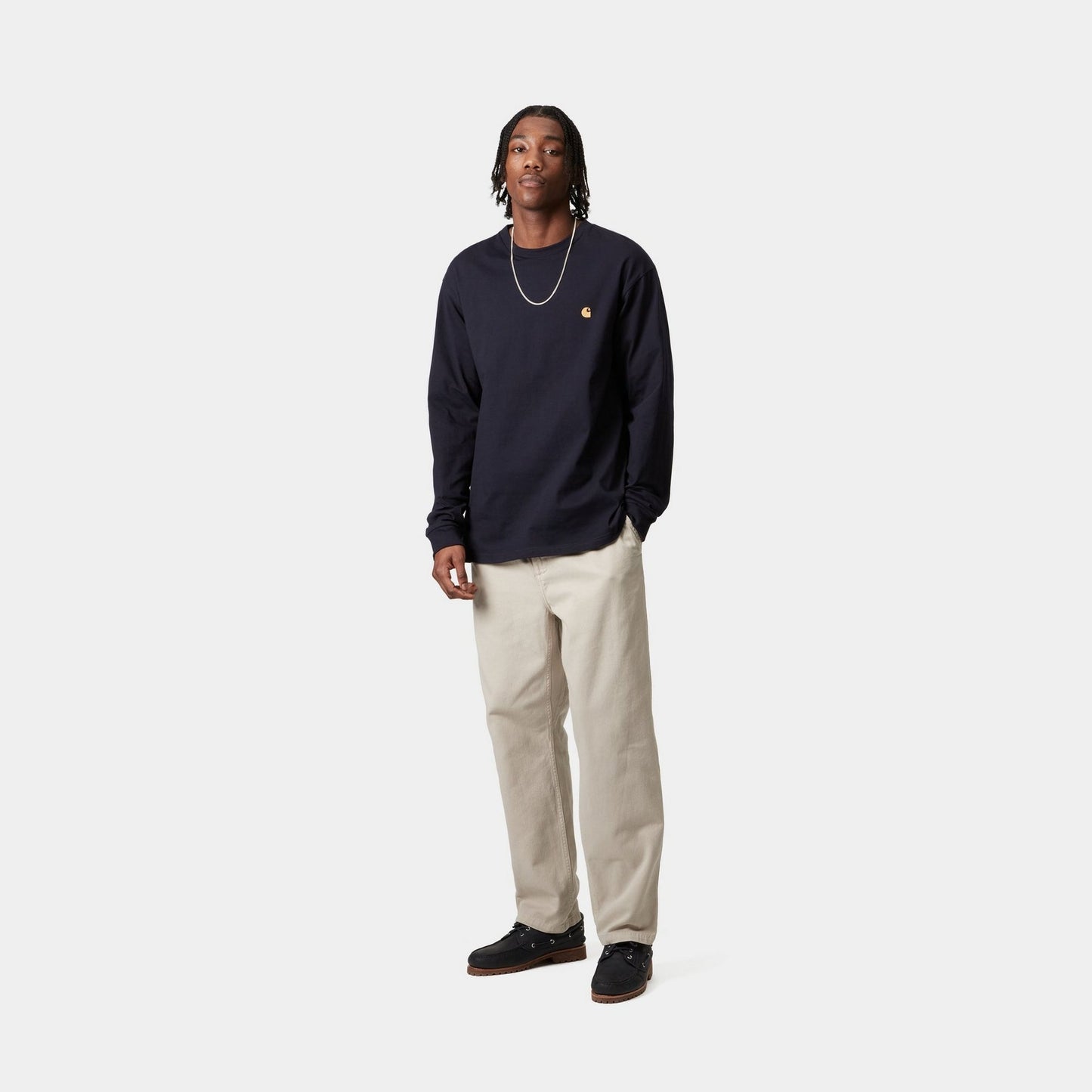 Chase Long Sleeve T-Shirt | Dark Navy