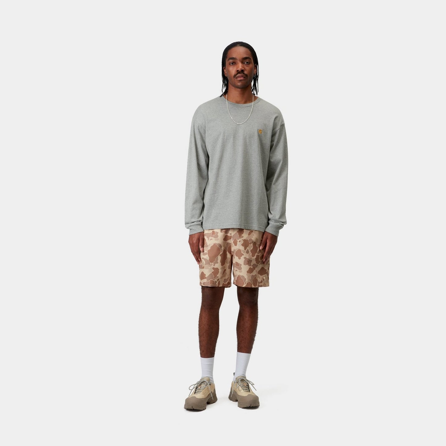 Chase Long Sleeve T-Shirt | Grey Heather