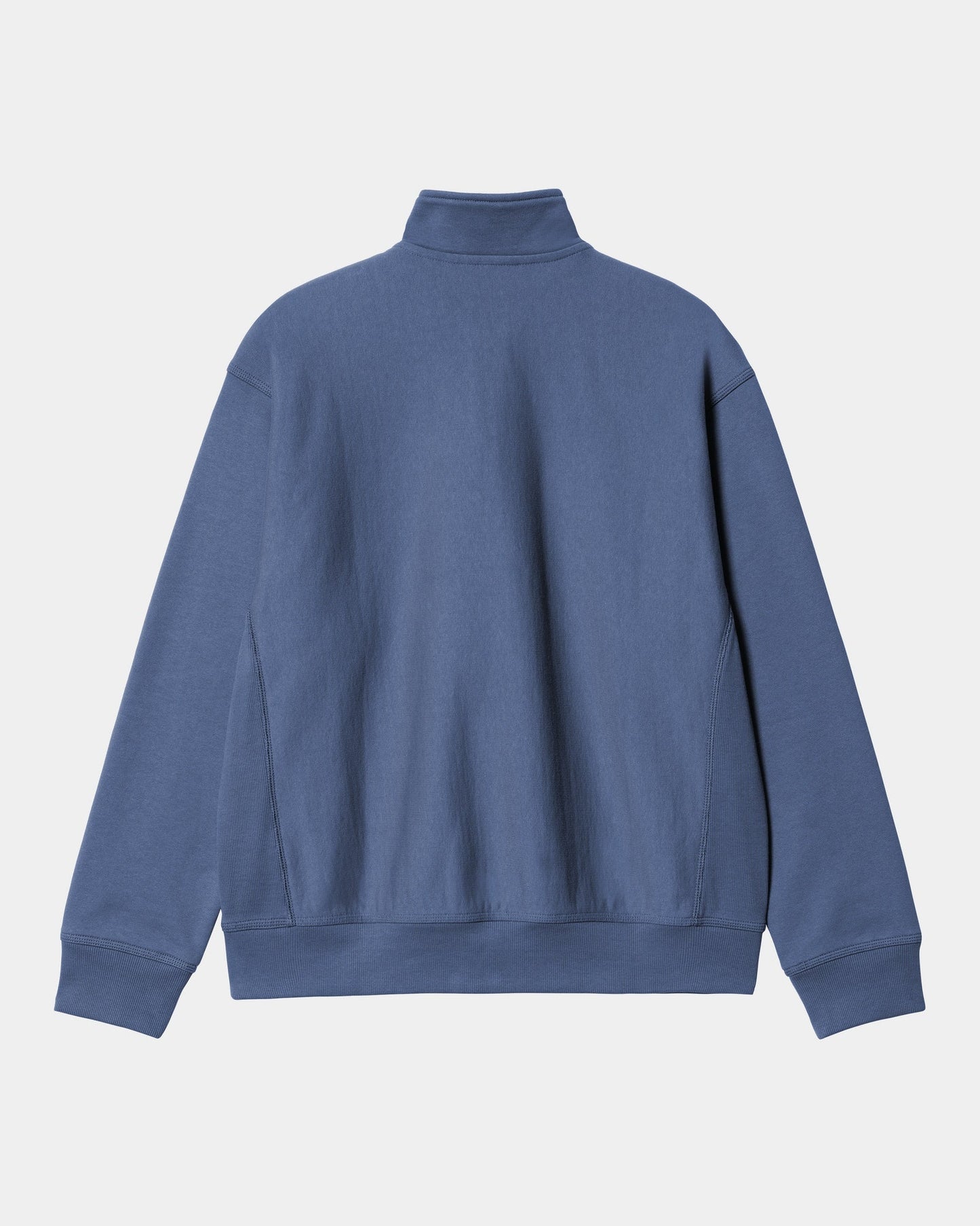 Half Zip American Script Sweatshirt | Blue Iris