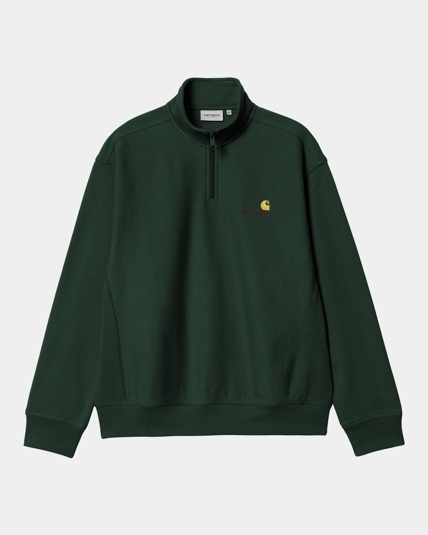 Half Zip American Script Sweatshirt | Conifer