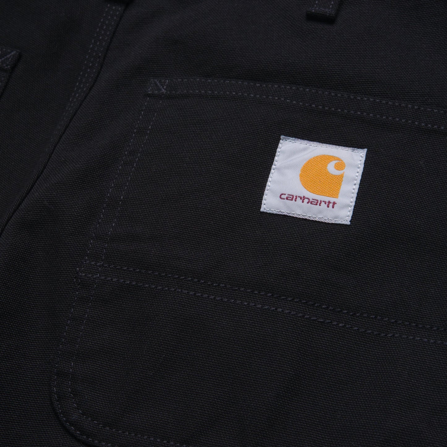 Single Knee Short | Black (rinsed)
