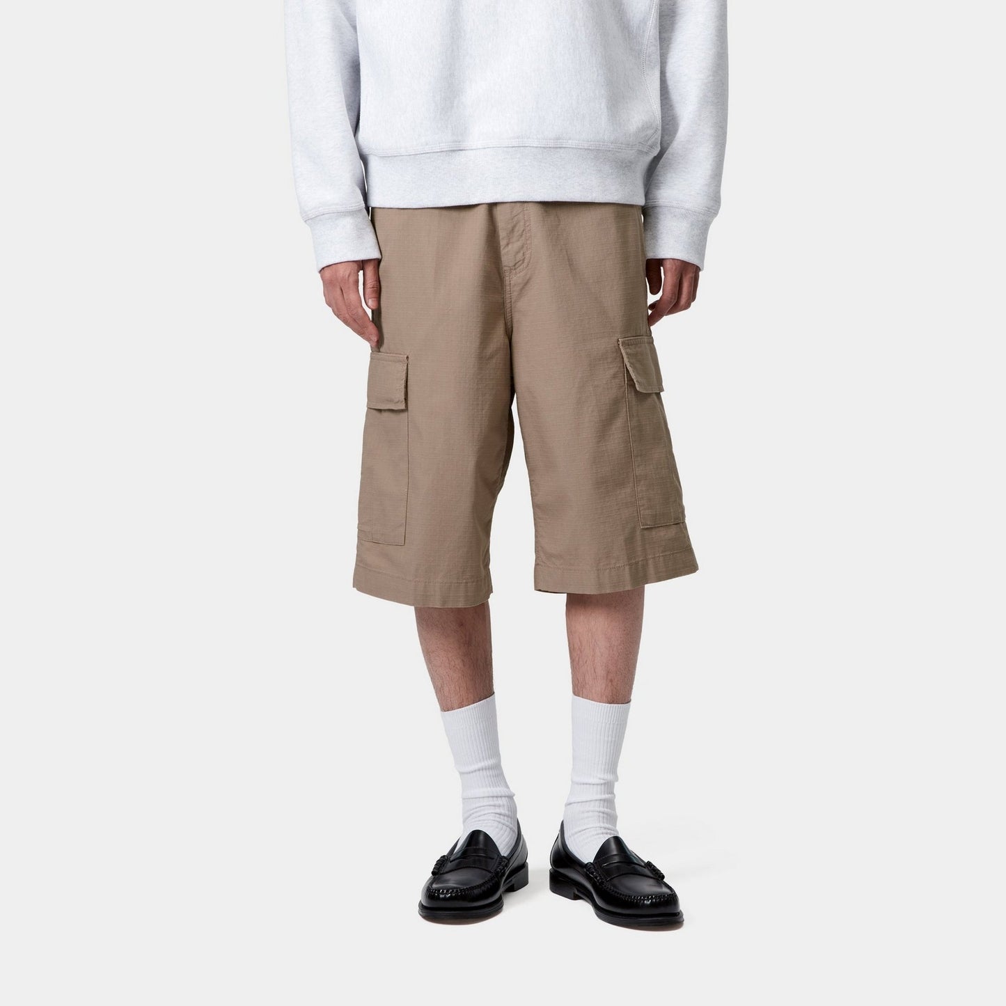 Regular Cargo Short | Leather