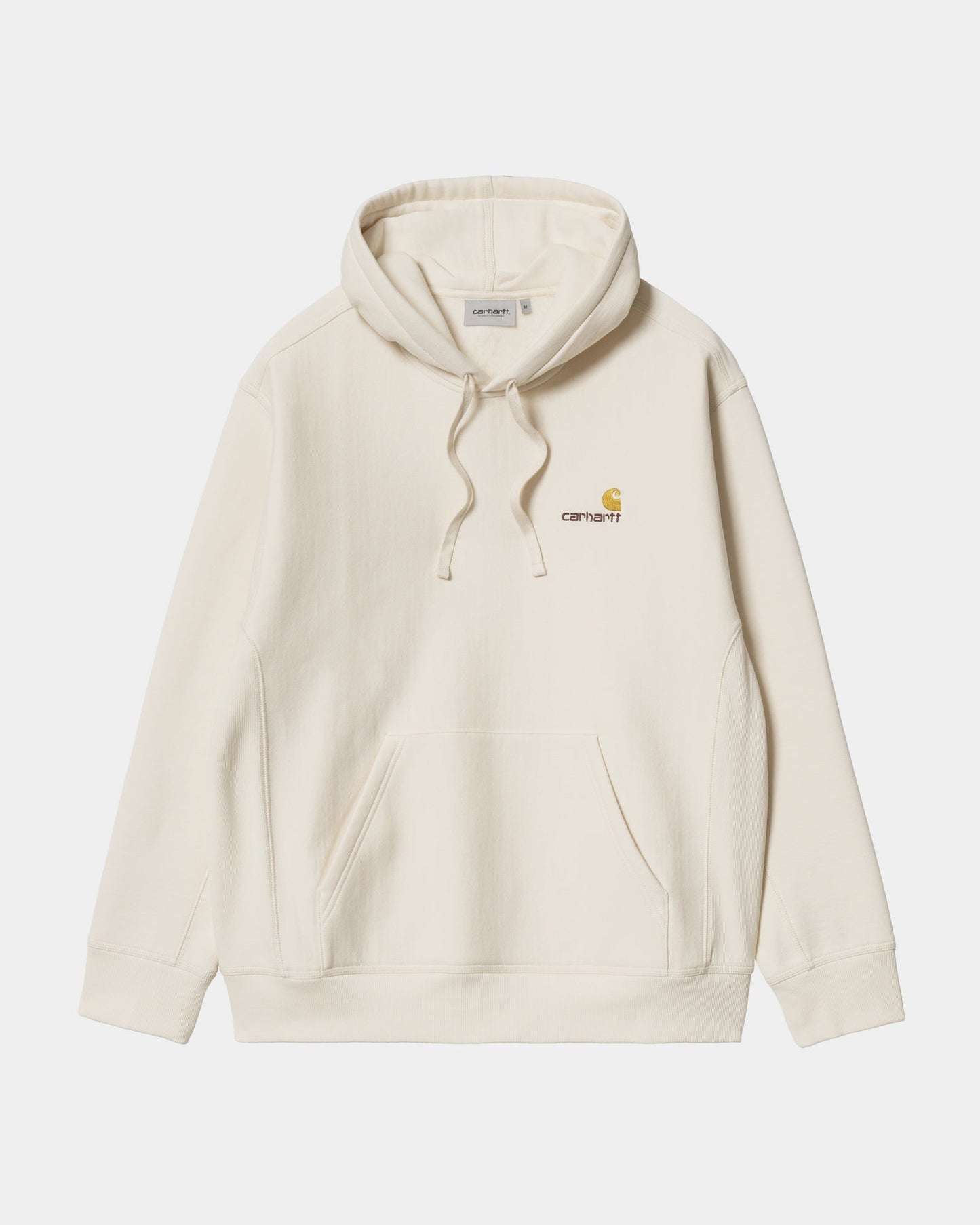 Hooded American Script Sweatshirt | Natural