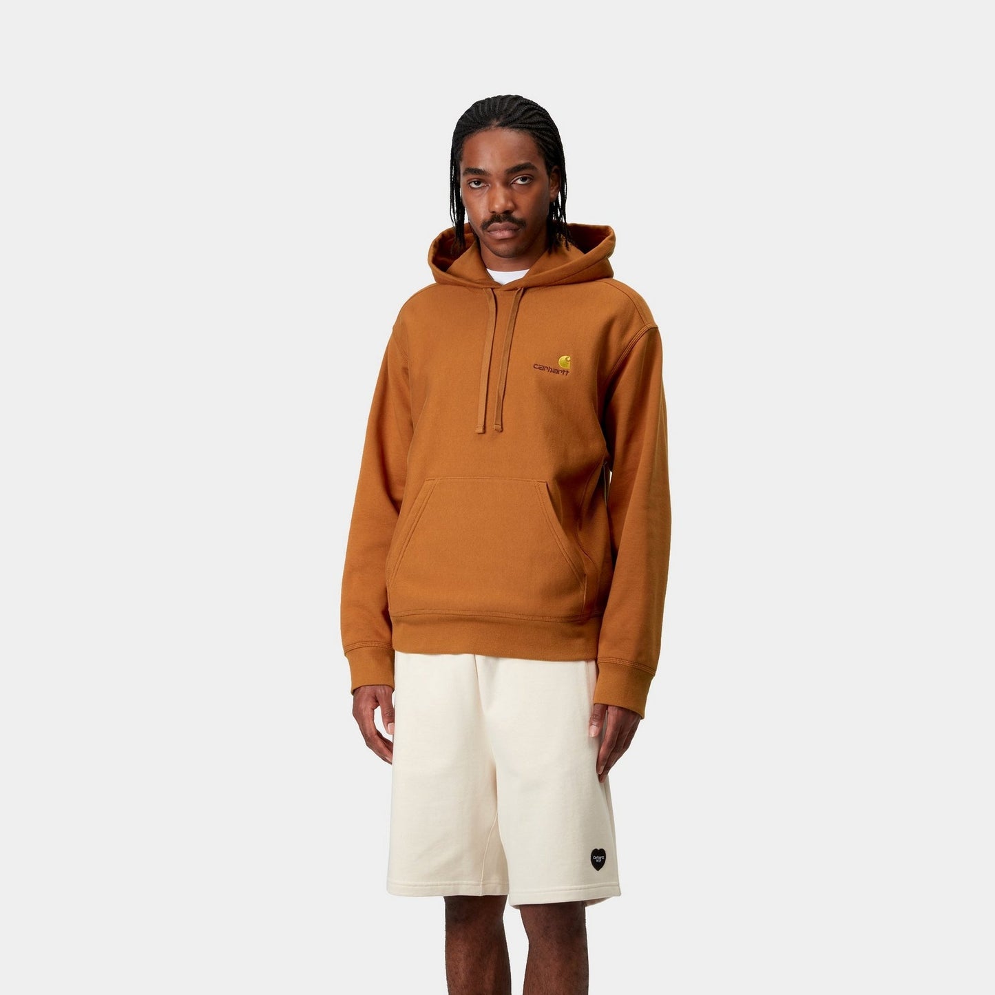 Hooded American Script Sweatshirt | Sienna