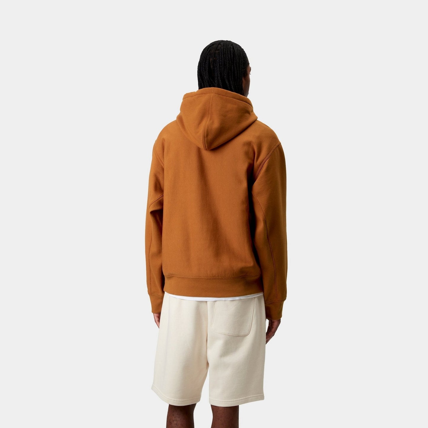Hooded American Script Sweatshirt | Sienna