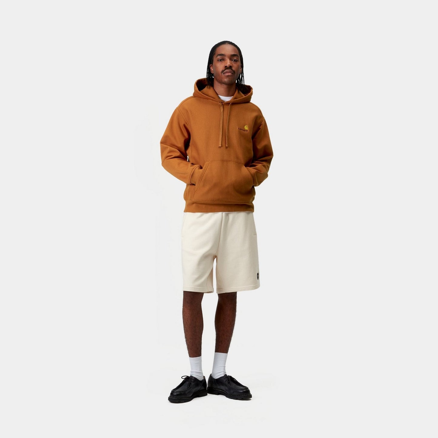 Hooded American Script Sweatshirt | Sienna