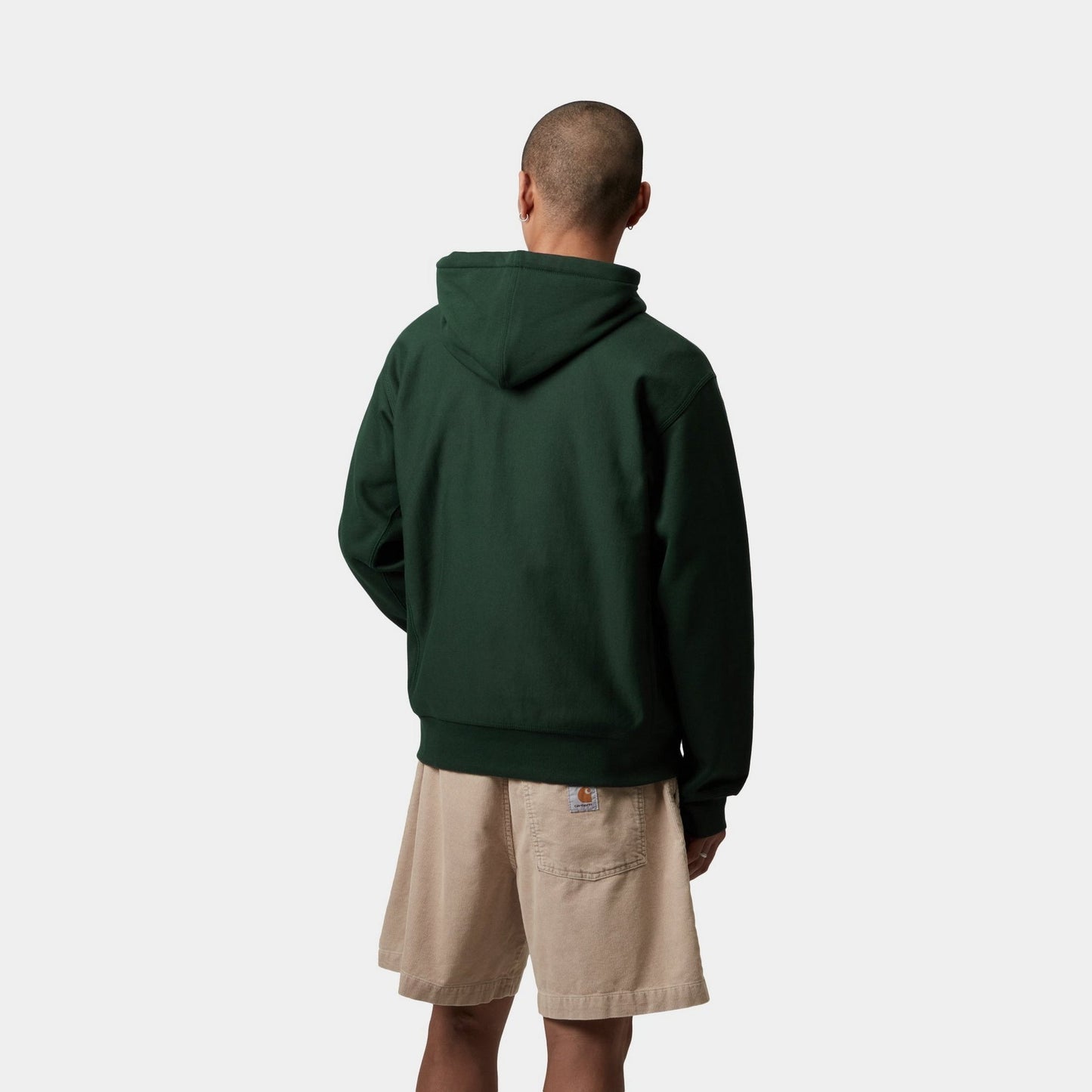 Hooded American Script Sweatshirt | Conifer