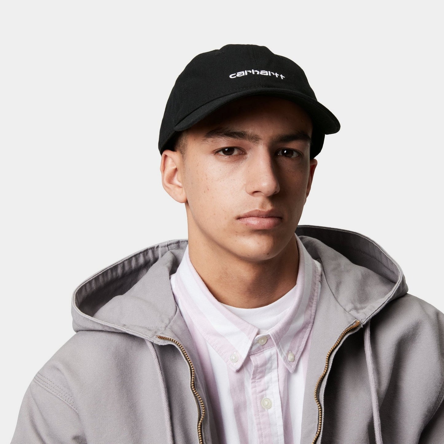 Canvas Script Cap | Black / White