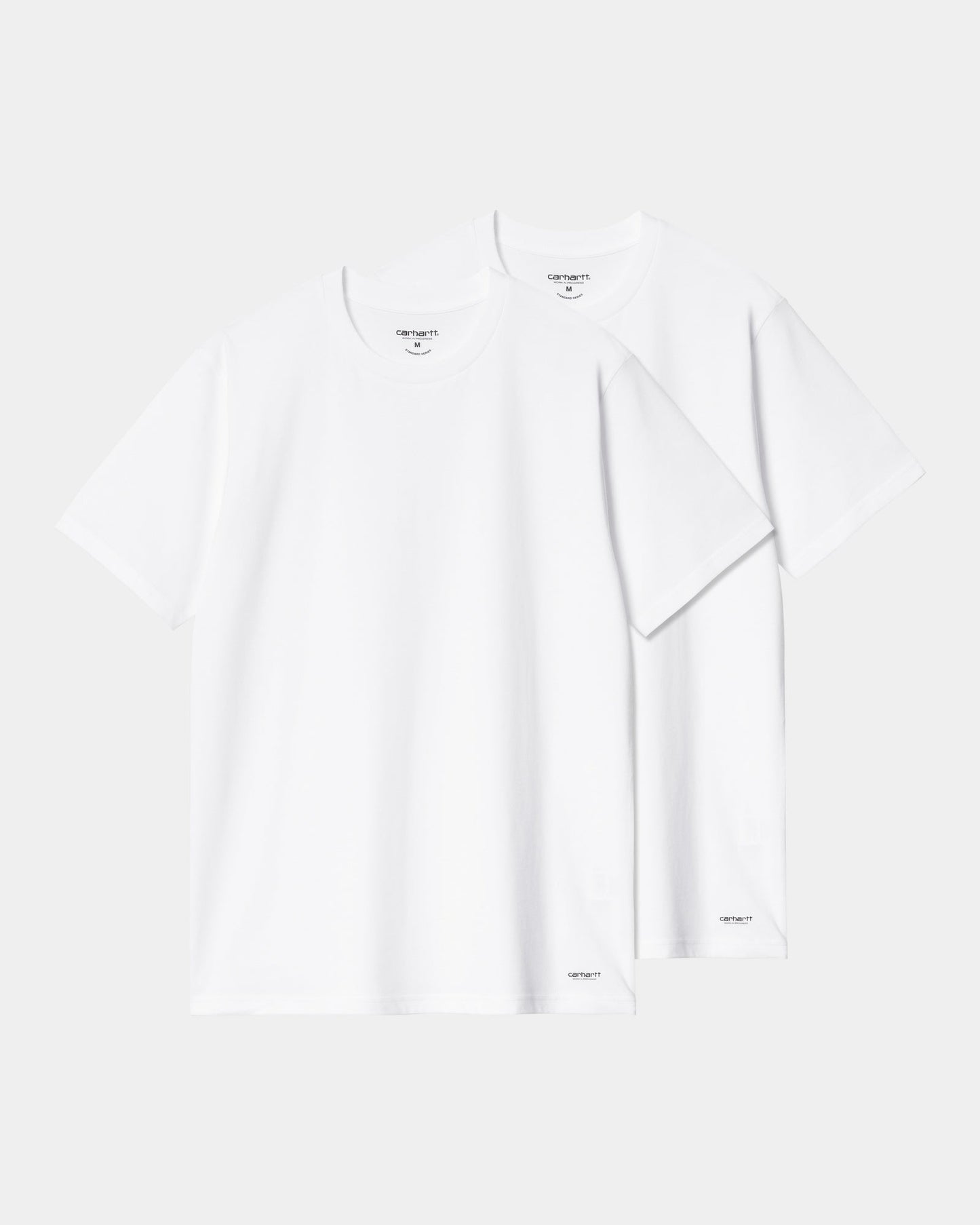 Standard Crew Neck T-Shirt (2 Pack) | White + White