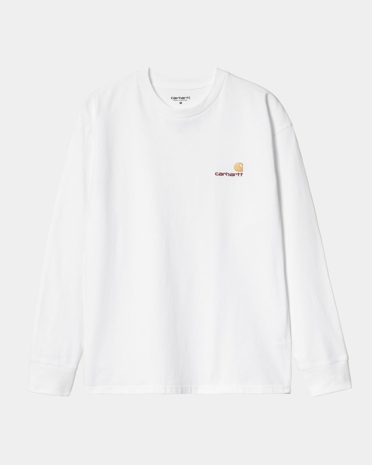 American Script Long Sleeve T-Shirt | White