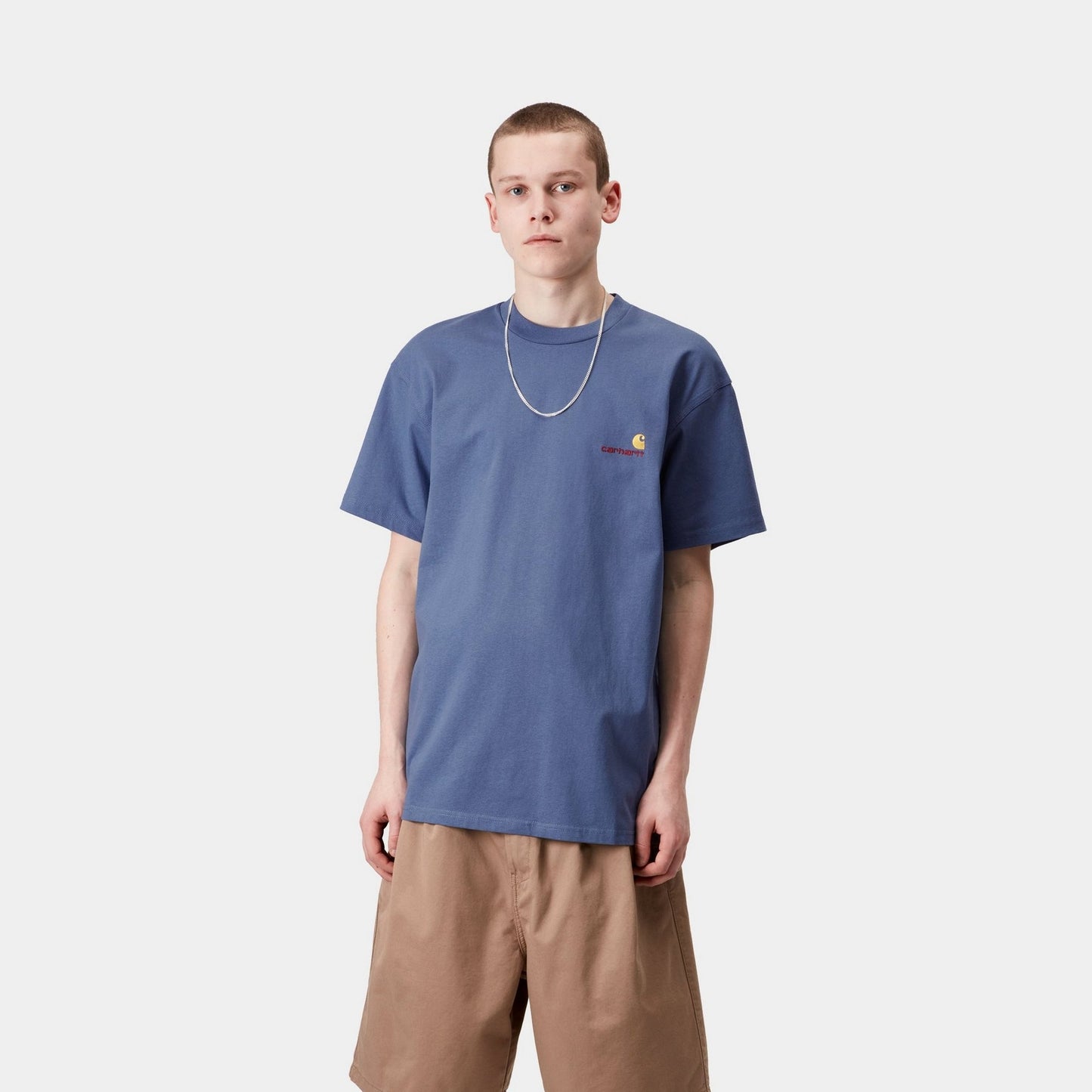 American Script T-Shirt | Blue Iris