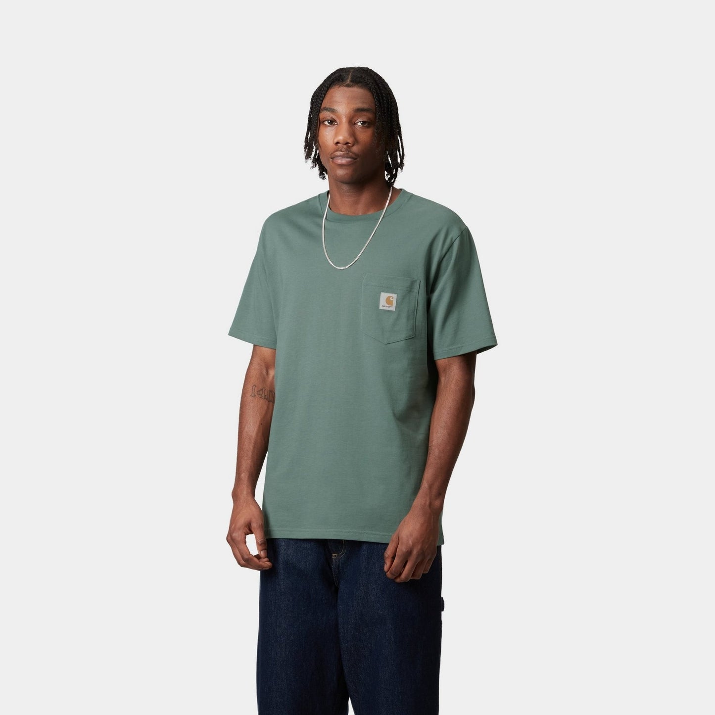 Pocket T-Shirt | Silver Pine