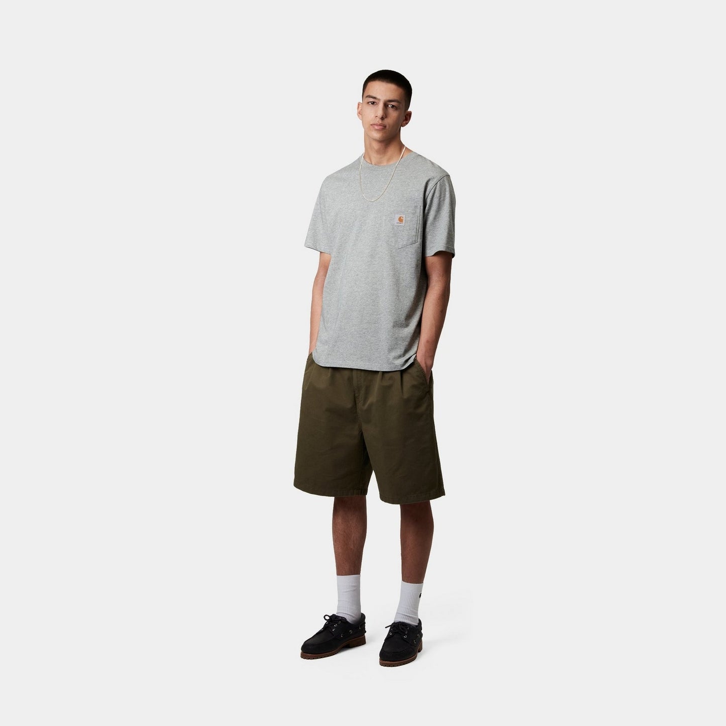 Pocket T-Shirt | Grey Heather