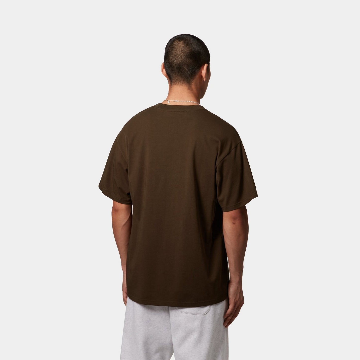 Script Embroidery T-Shirt | Liberica / Air Sky