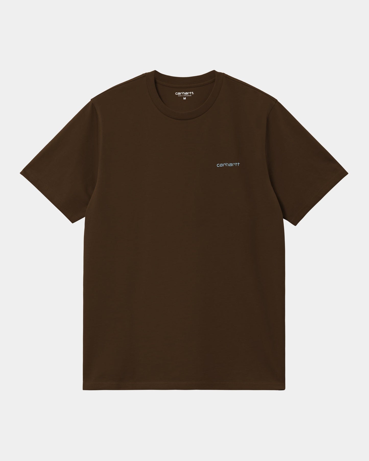 Script Embroidery T-Shirt | Liberica / Air Sky