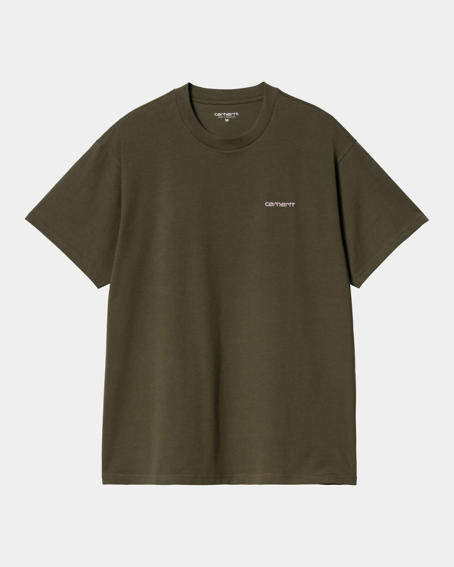 Script Embroidery T-Shirt | Turtle / Air Pink