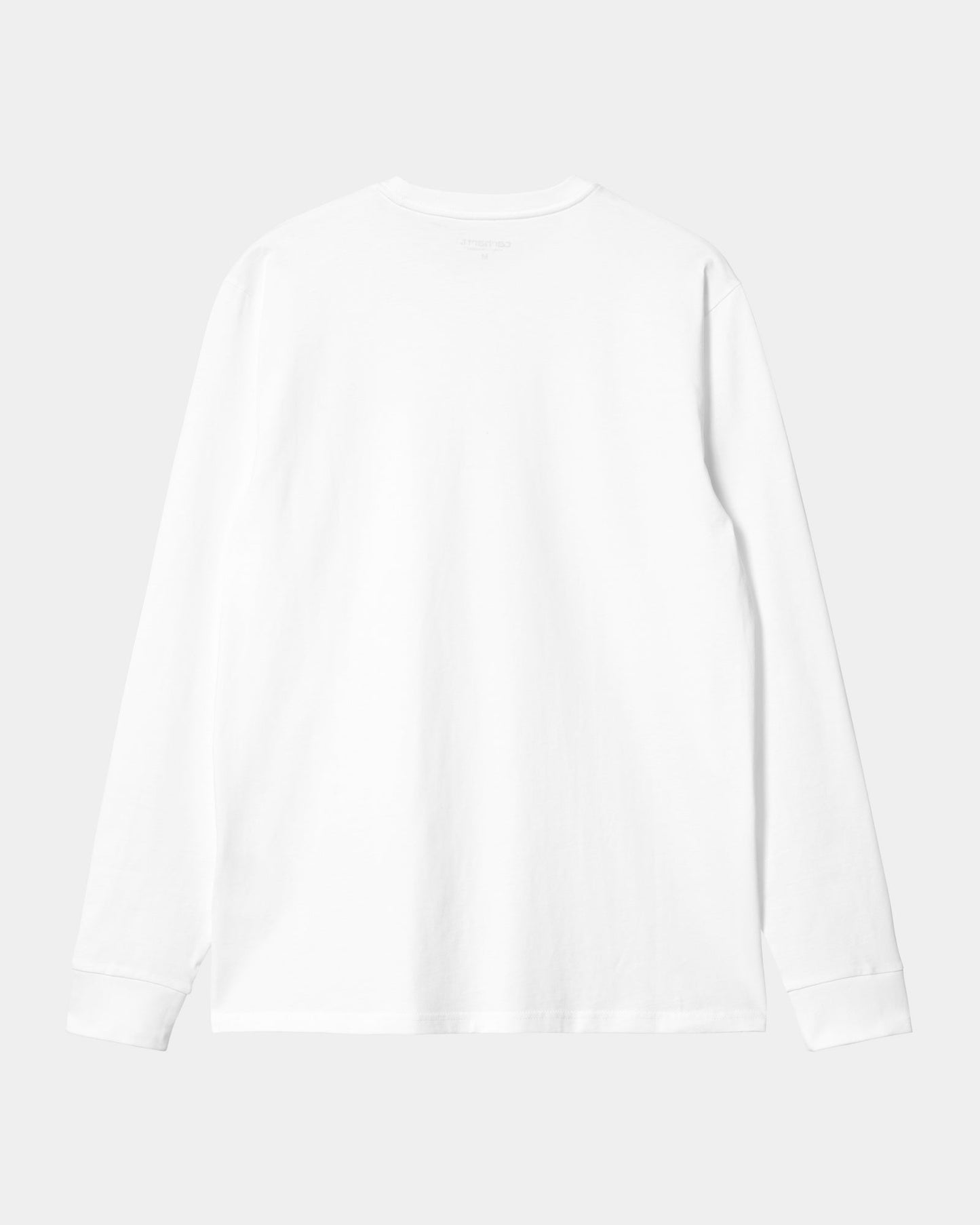 Long Sleeve Pocket T-Shirt | White