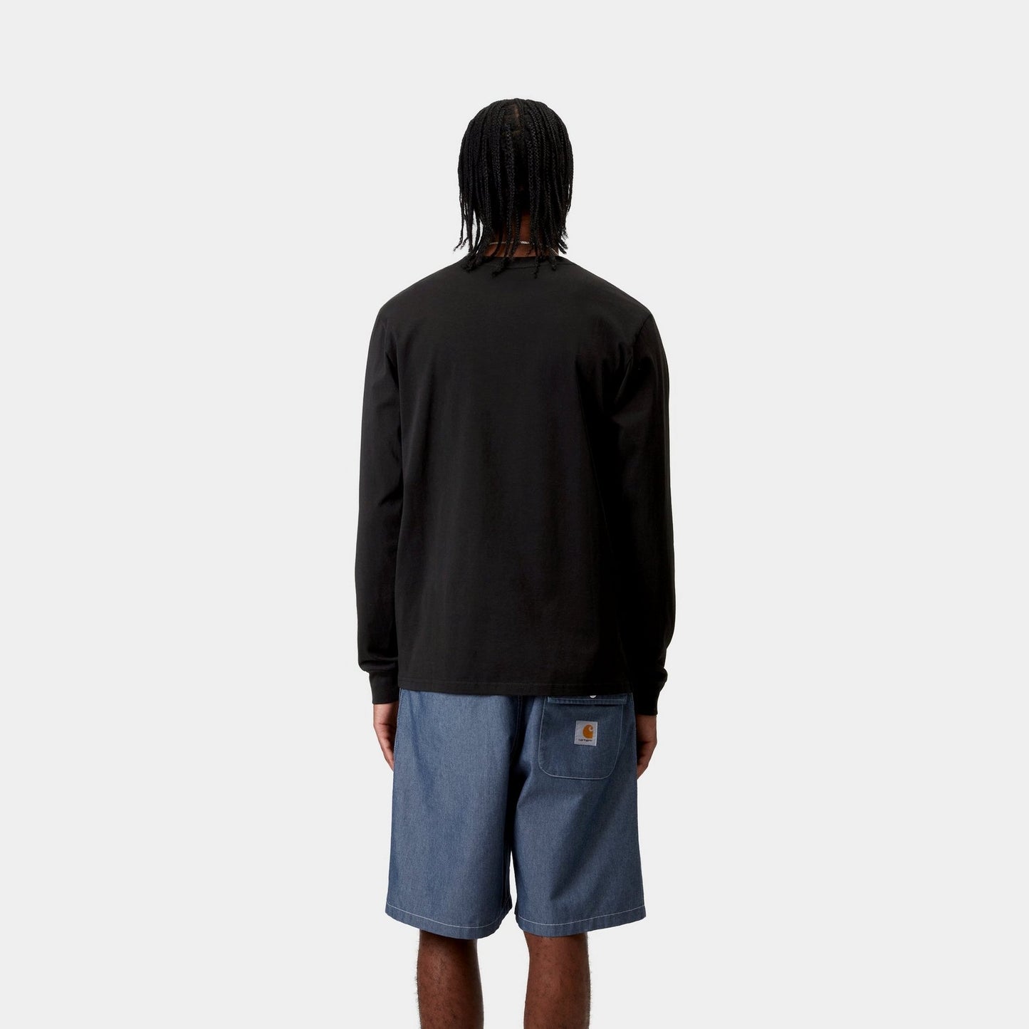 Long Sleeve Pocket T-Shirt | Black