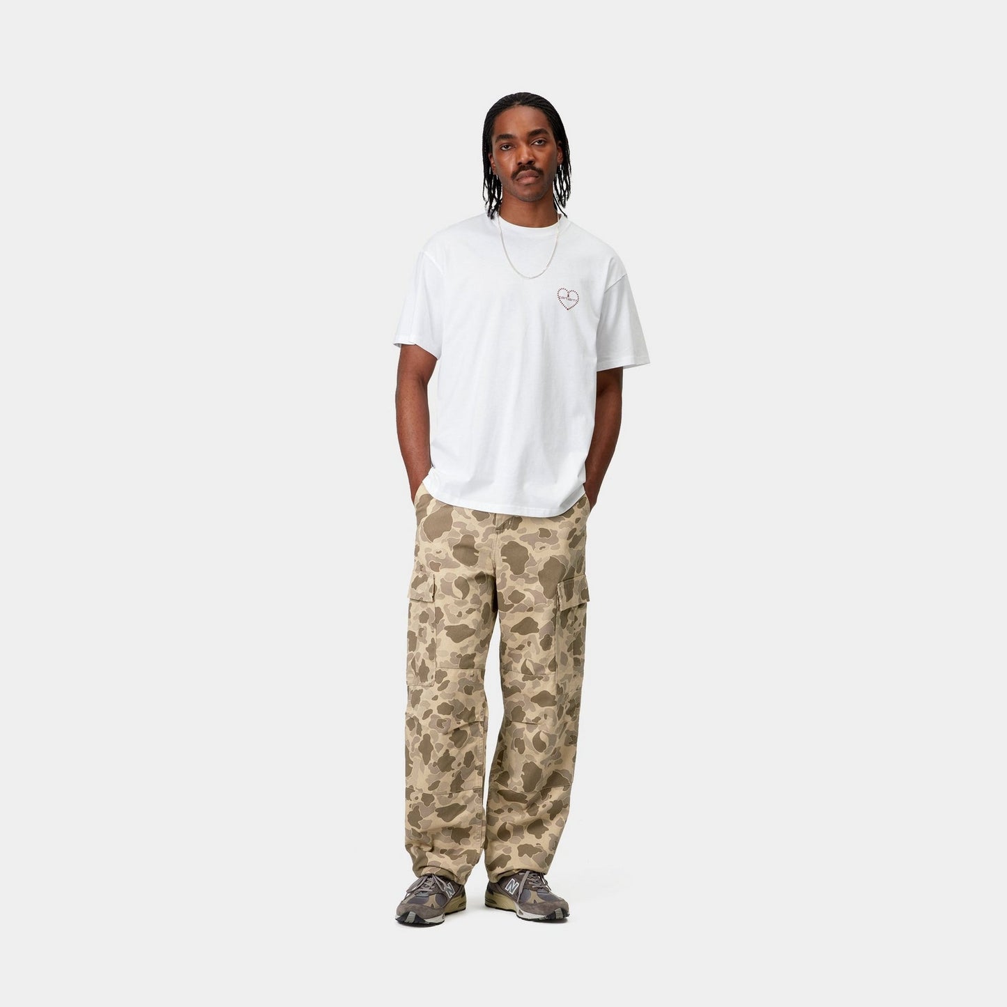 Regular Cargo Pant - Garment Dyed Twill | Desert Duck Camo
