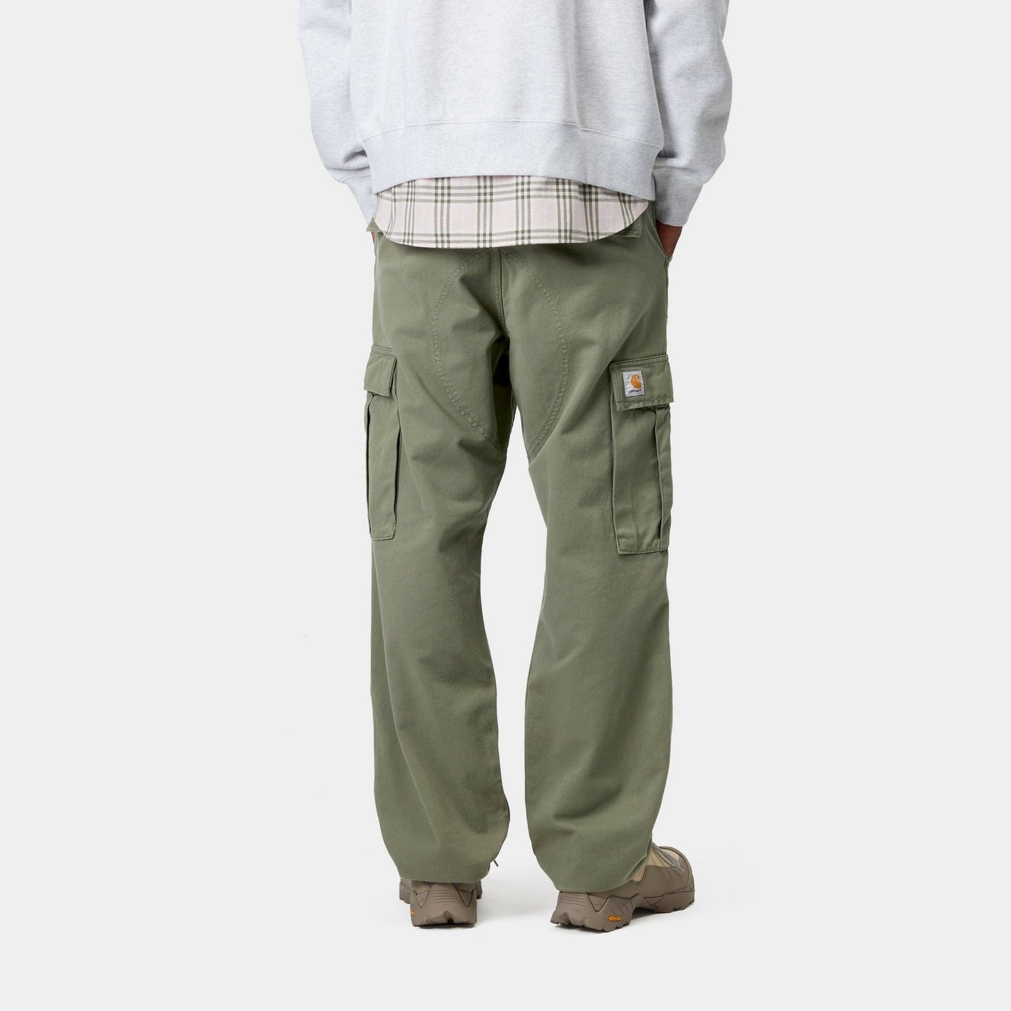 Regular Cargo Pant - Garment Dyed Twill | Dollar Green