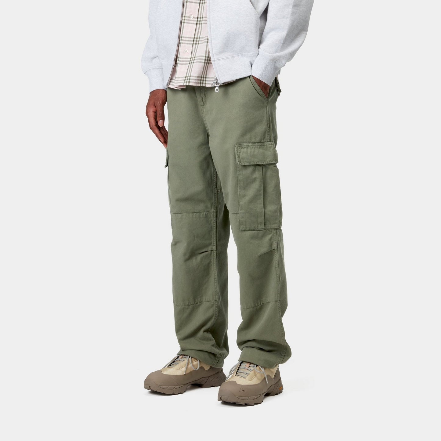 Regular Cargo Pant - Garment Dyed Twill | Dollar Green
