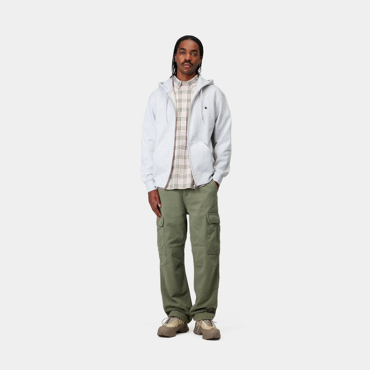 Regular Cargo Pant - Garment Dyed Twill | Dollar Green