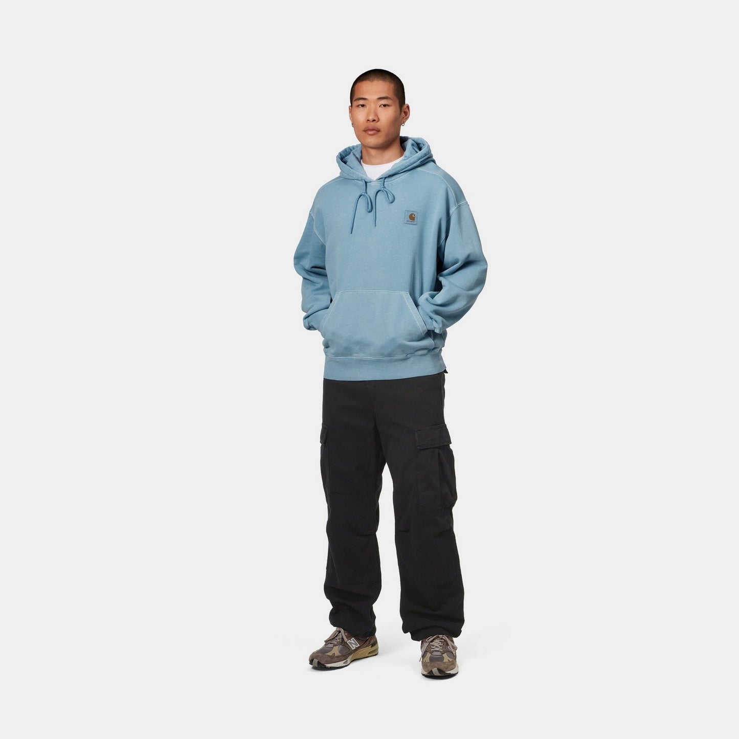 Regular Cargo Pant - Garment Dyed Twill | Black
