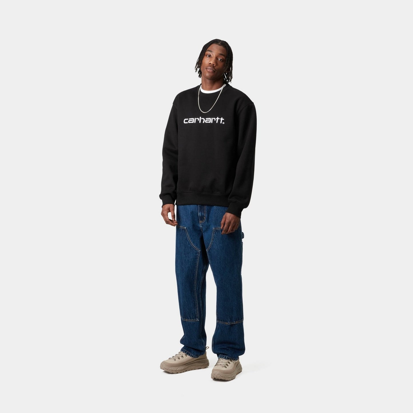 Sweatshirt | Black / White