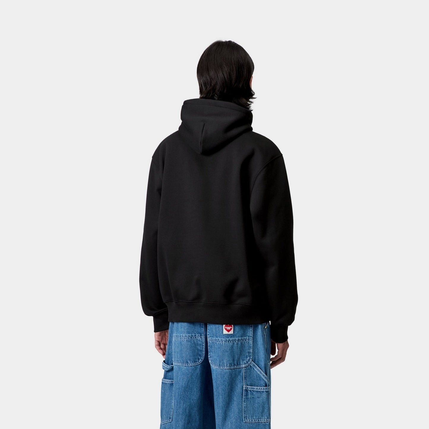 Hooded Sweatshirt | Black / White