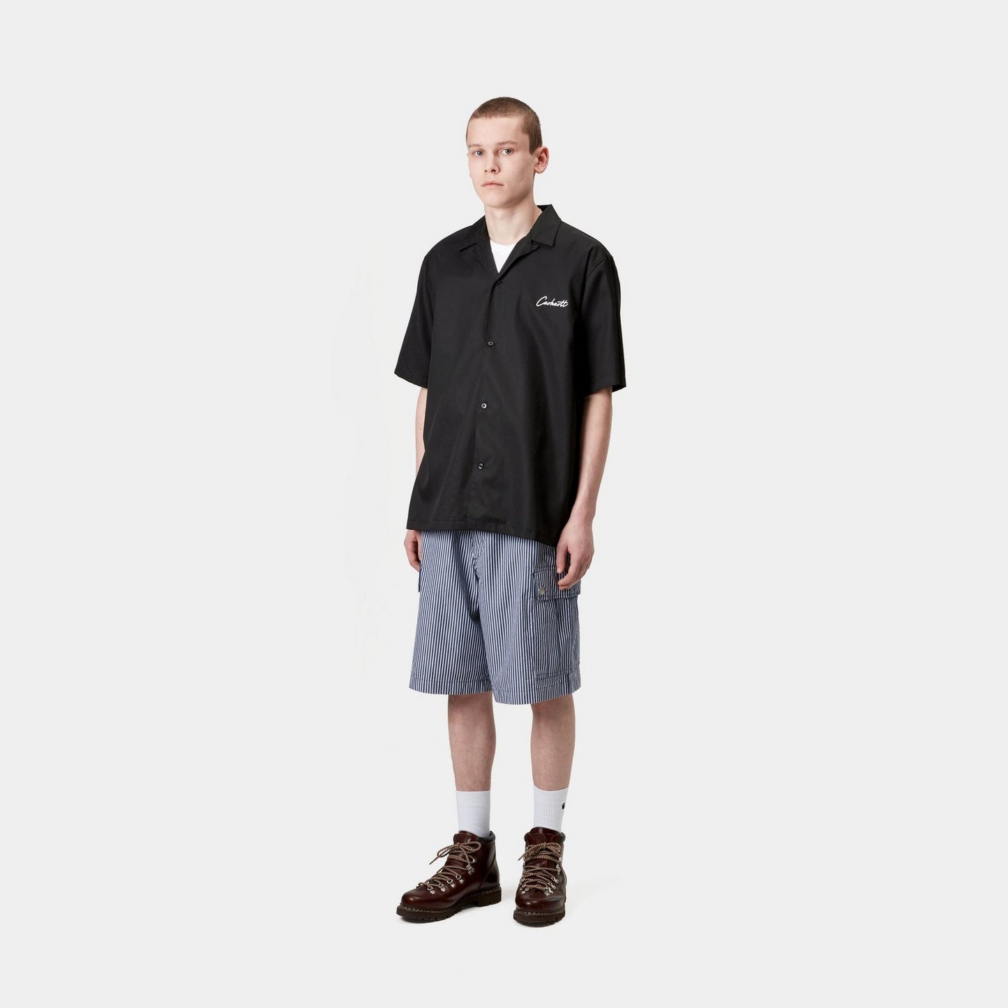 Delray Shirt | Black / White