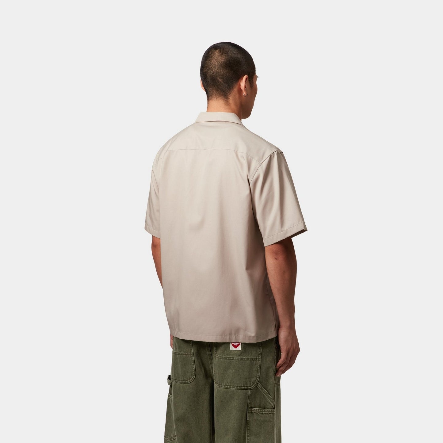 Delray Shirt | Fleur de Sel / White