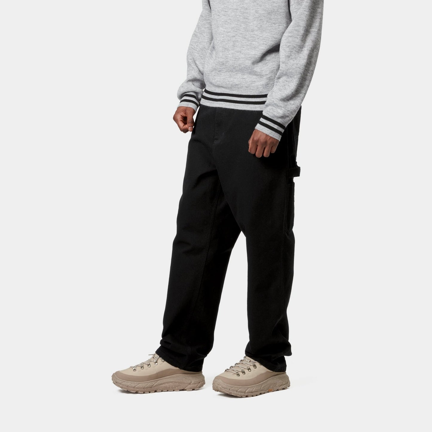 Single Knee Pant | Black (rinsed)
