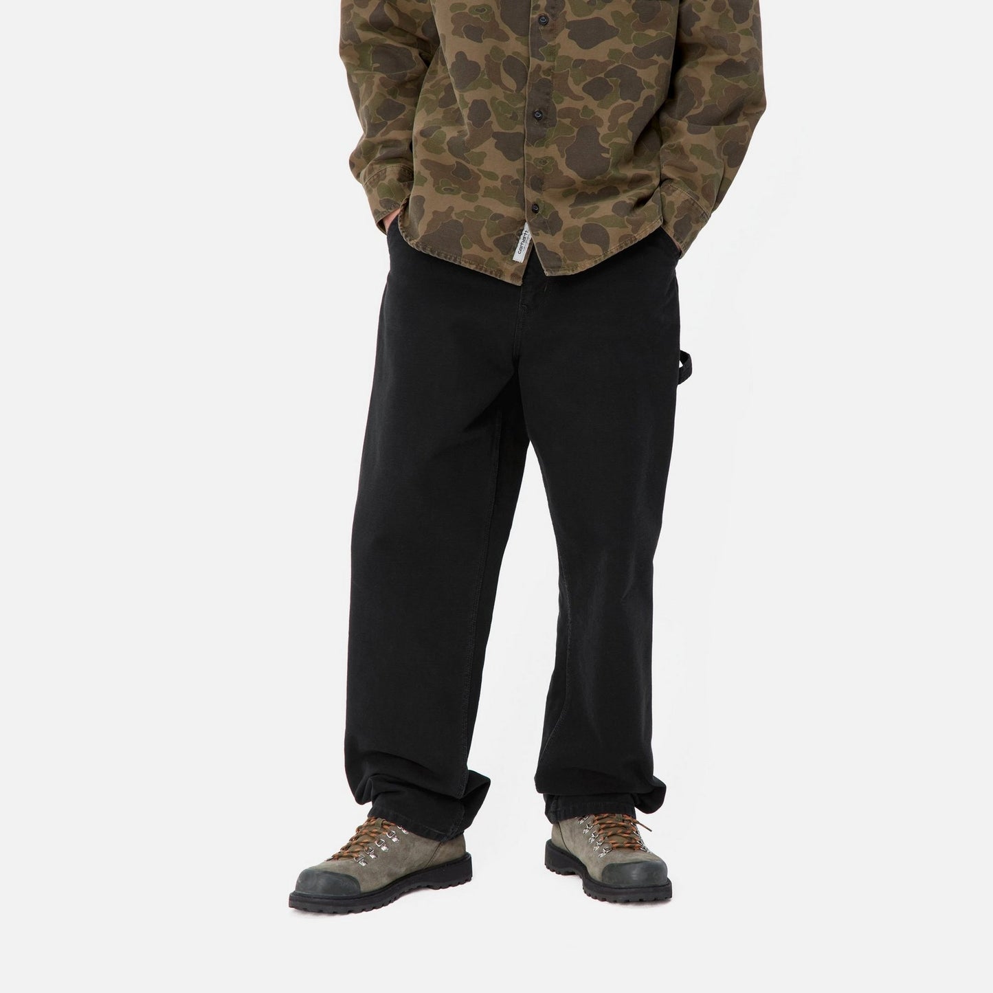 Single Knee Pant | Black (aged canvas)