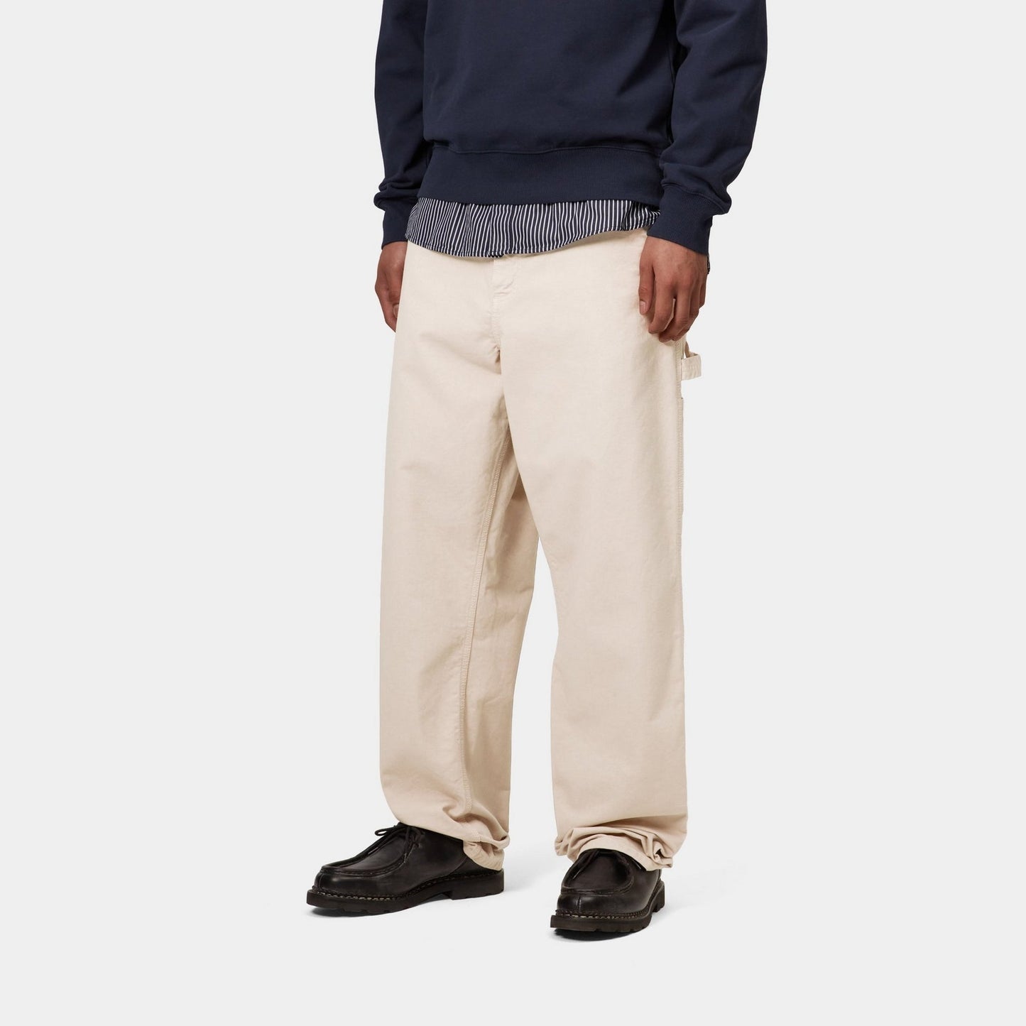 Single Knee Pant - Drill | Fleur De Sel (garment dyed)
