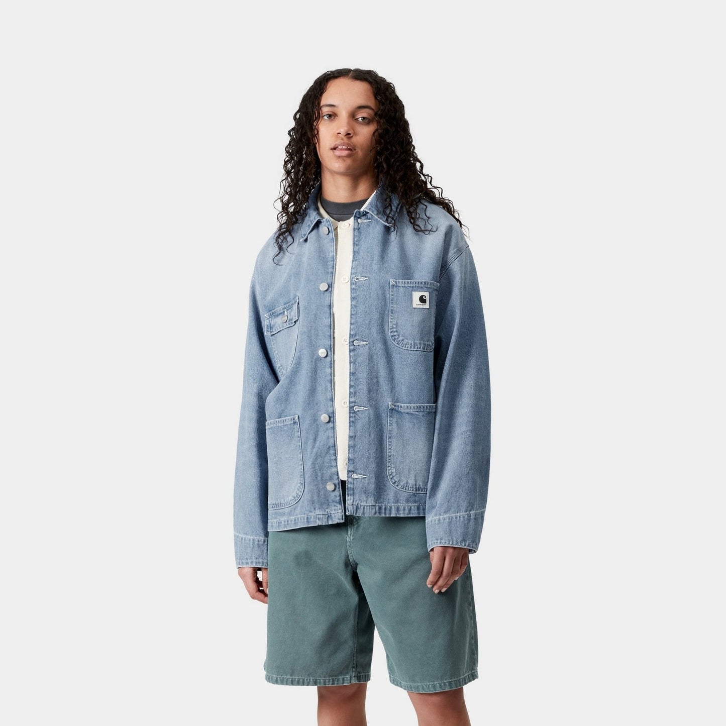 Women's OG Michigan Coat (Spring) - Denim | Blue (light true washed)